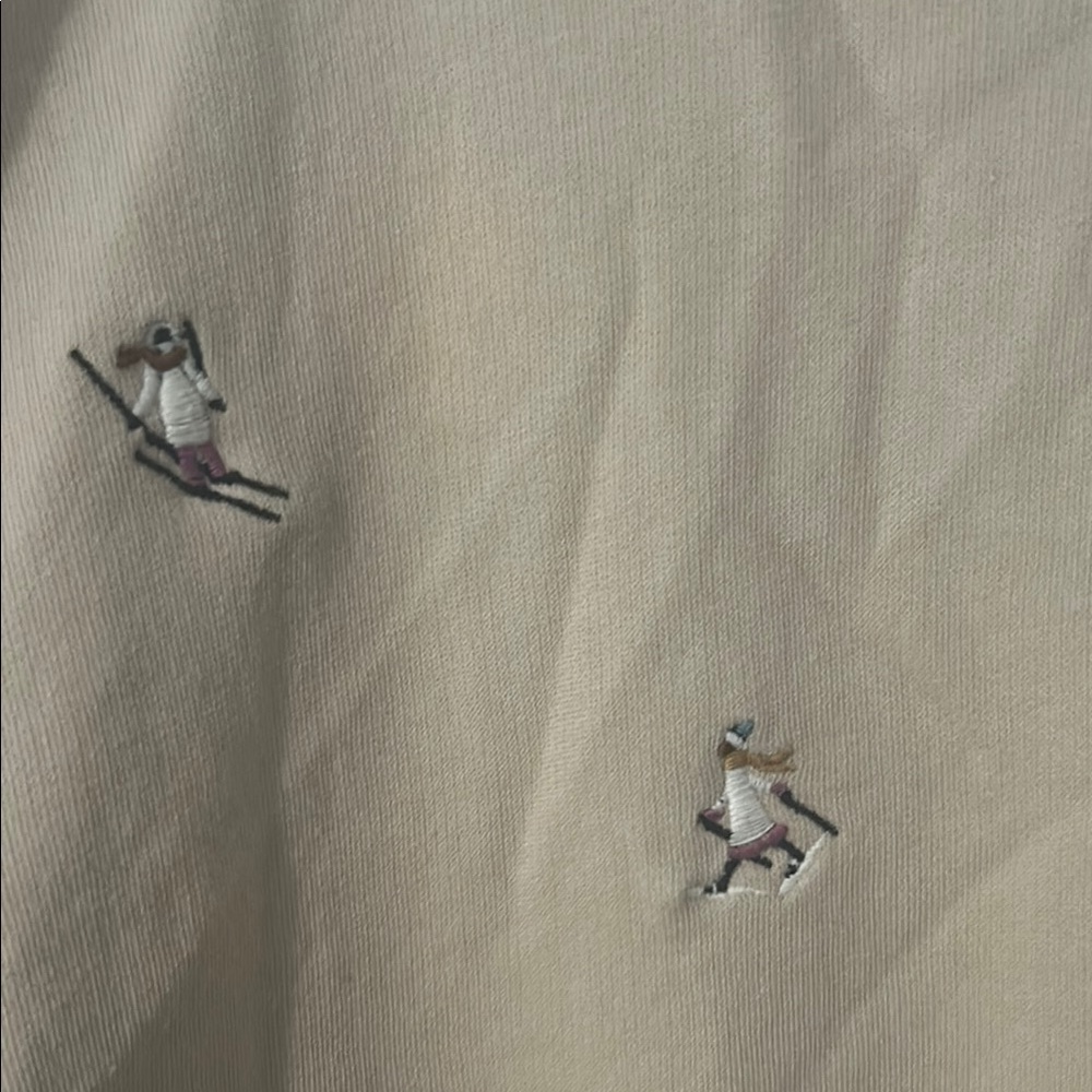 Lou & Grey Beige Sweatshirt with Winter Embroidery - Picture 2 of 4